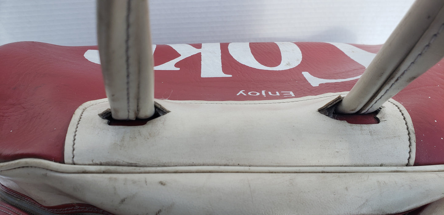 Enjoy Coke Vintage Leather Duffle Bag