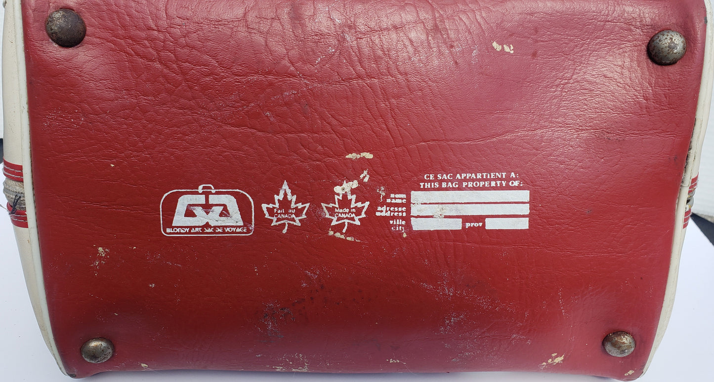Enjoy Coke Vintage Leather Duffle Bag