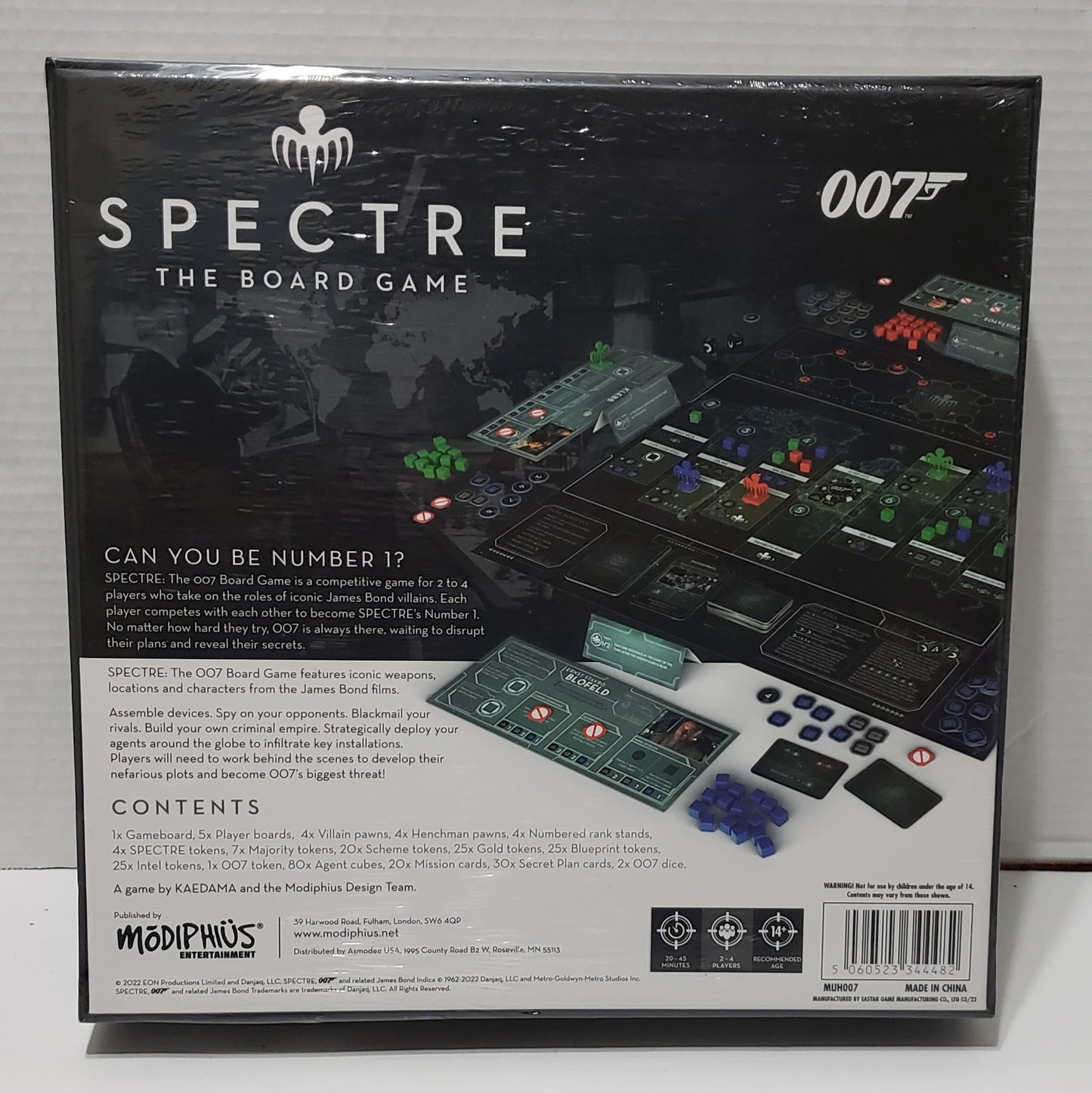 SPECTRE 007 The Board Game - 60 Years of Bond