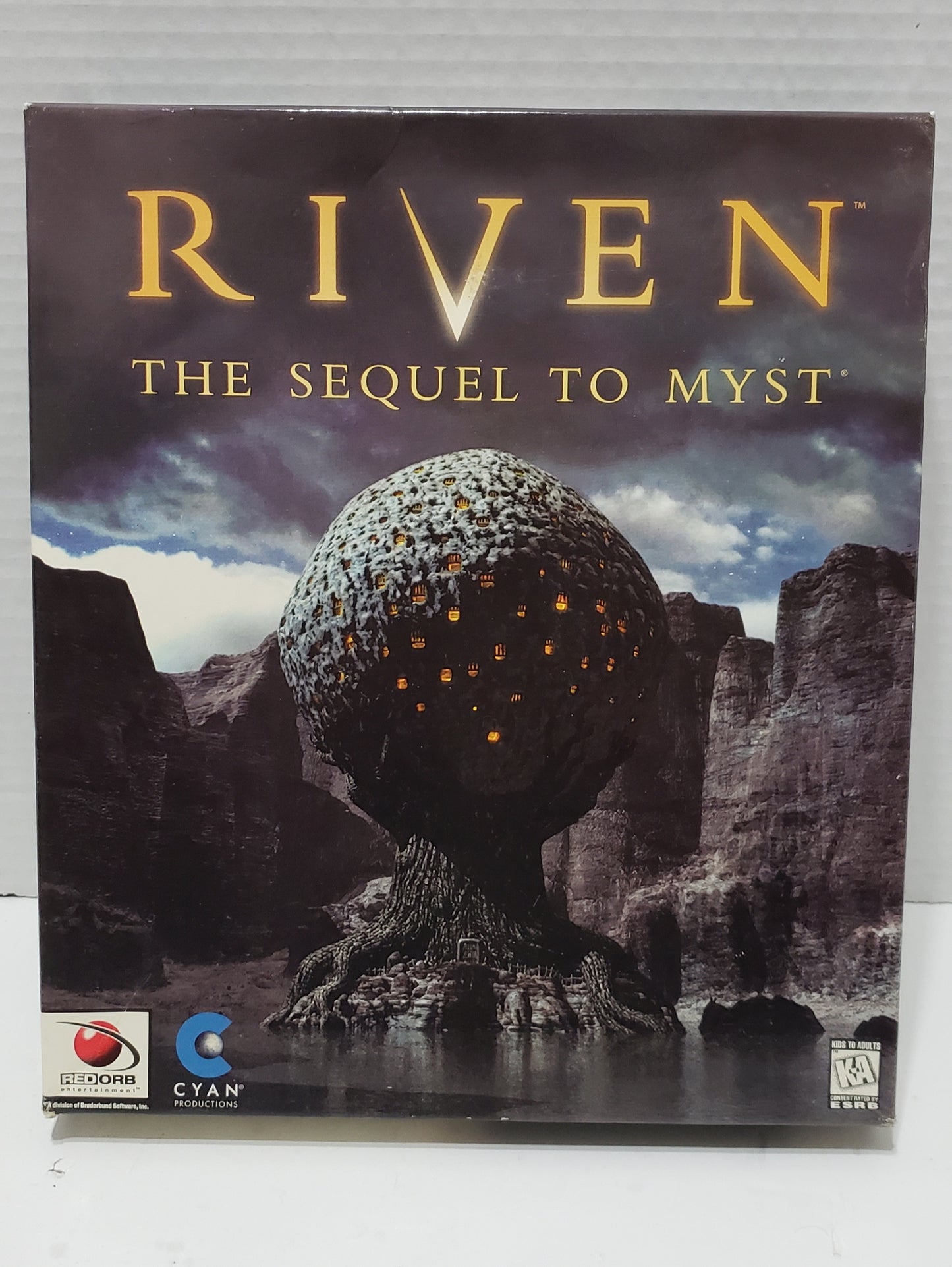 Riven The Sequel To Myst, Big Box Game - PC