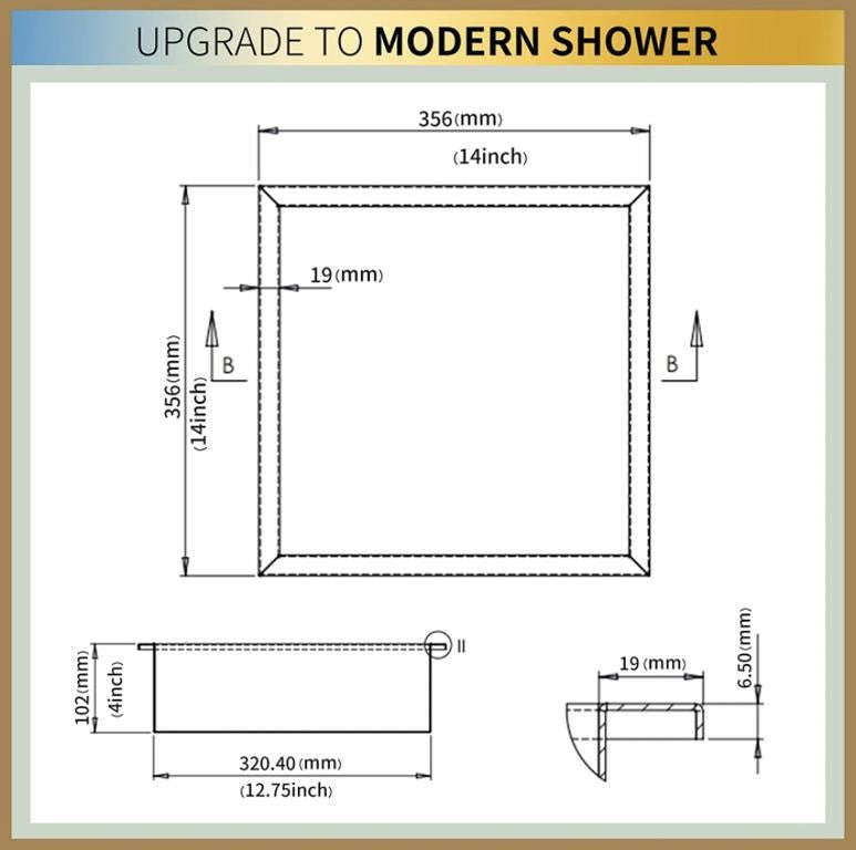 IVM Shower Niche - Black