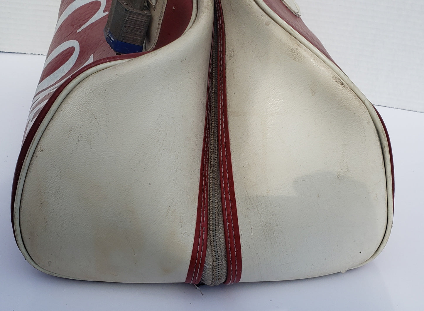 Sac de voyage en cuir vintage Enjoy Coke