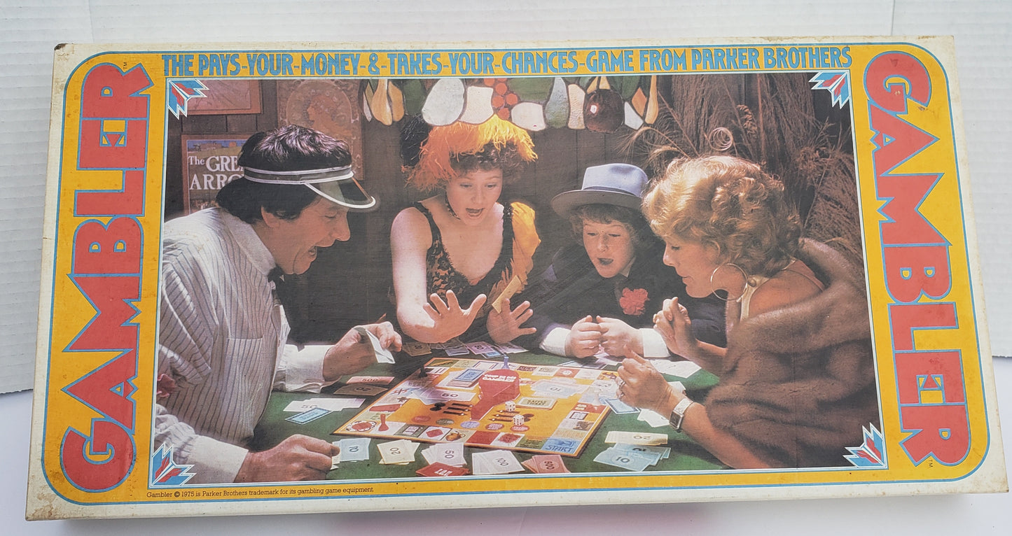 GAMBLER Vintage Board Game - 1975