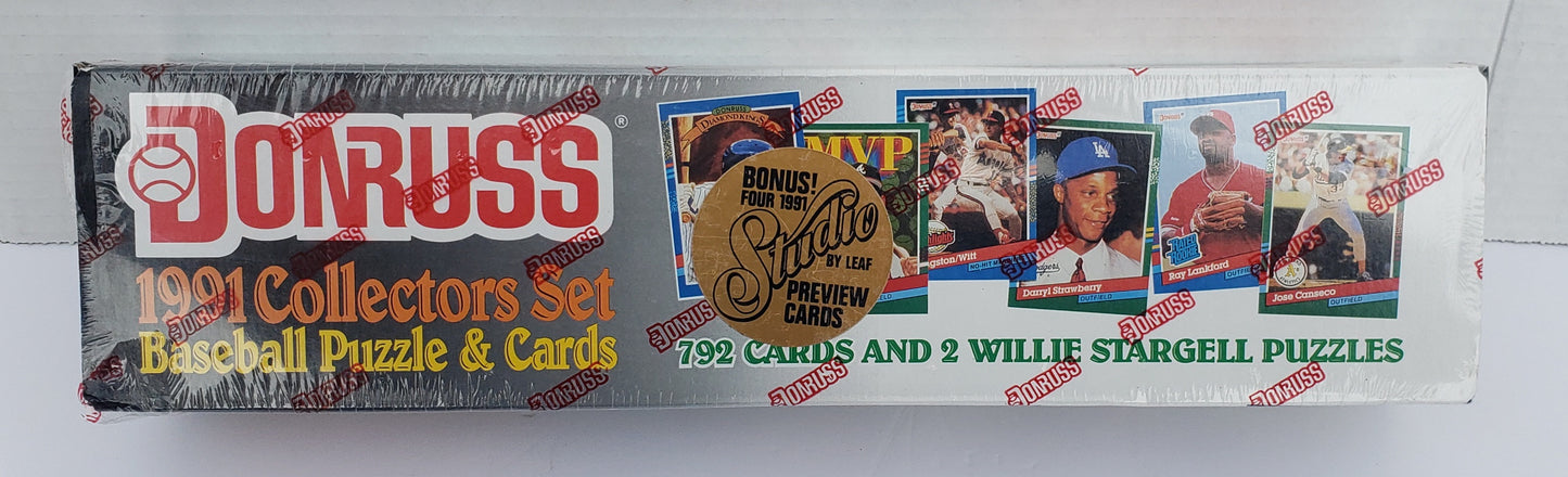 Donruss 1991 Collectors Set Baseball Cards & Puzzles