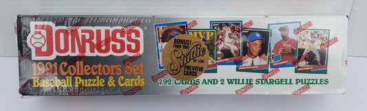 Donruss 1991 Collectors Set Baseball Cards & Puzzles