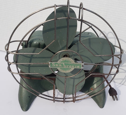 Sea-Breeze Metal Fan - Vintage