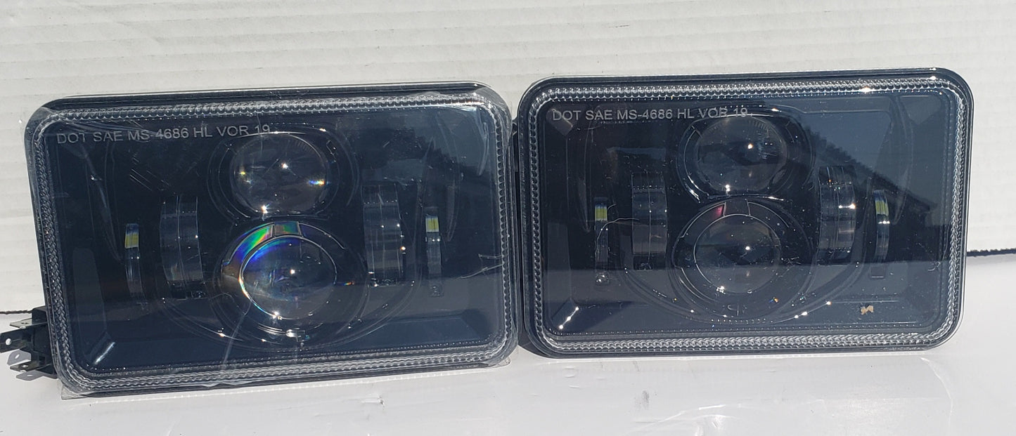 Auxbeam 4x6 LED 60W Headlights