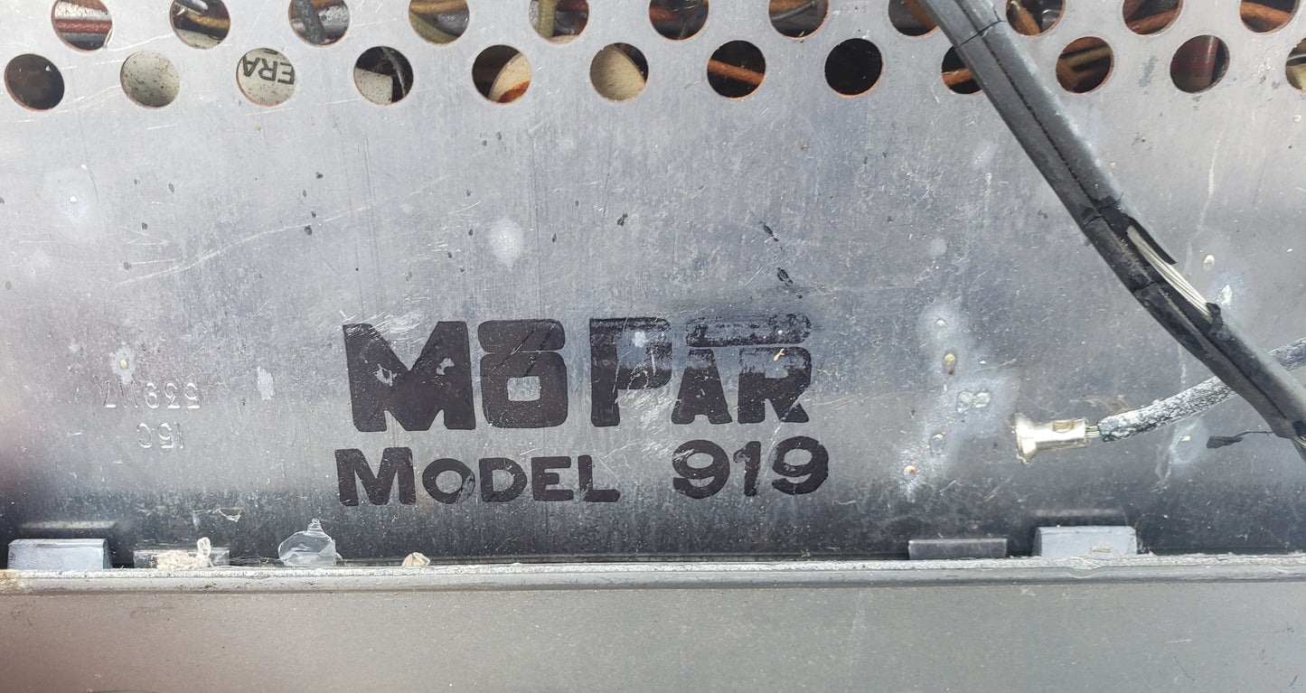MOPAR Radio & Gauges (Oil Pressure & Amps) Model 919