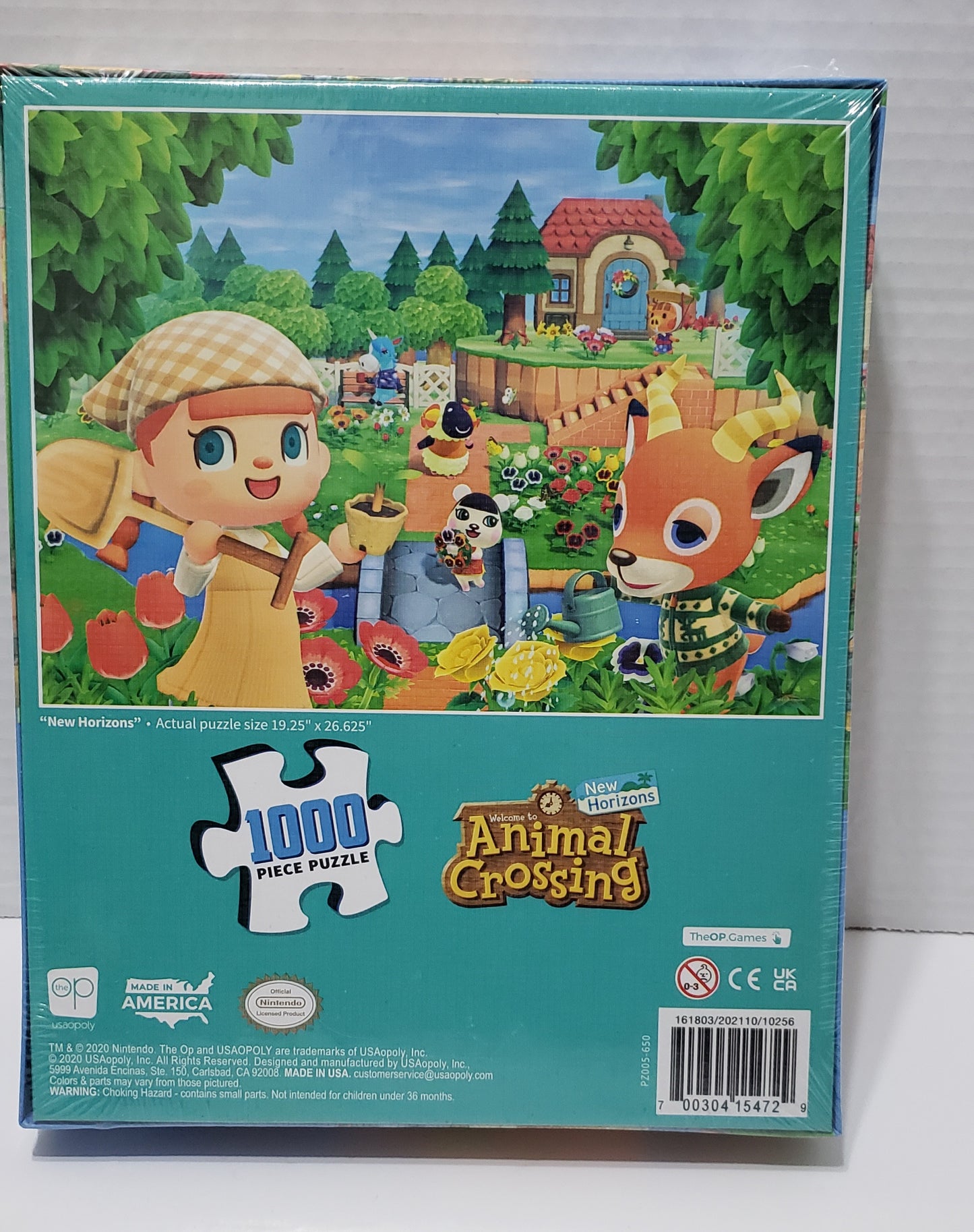 USAOPOLY Animal Crossing “New Horizons” 1000 Piece Jigsaw Puzzle