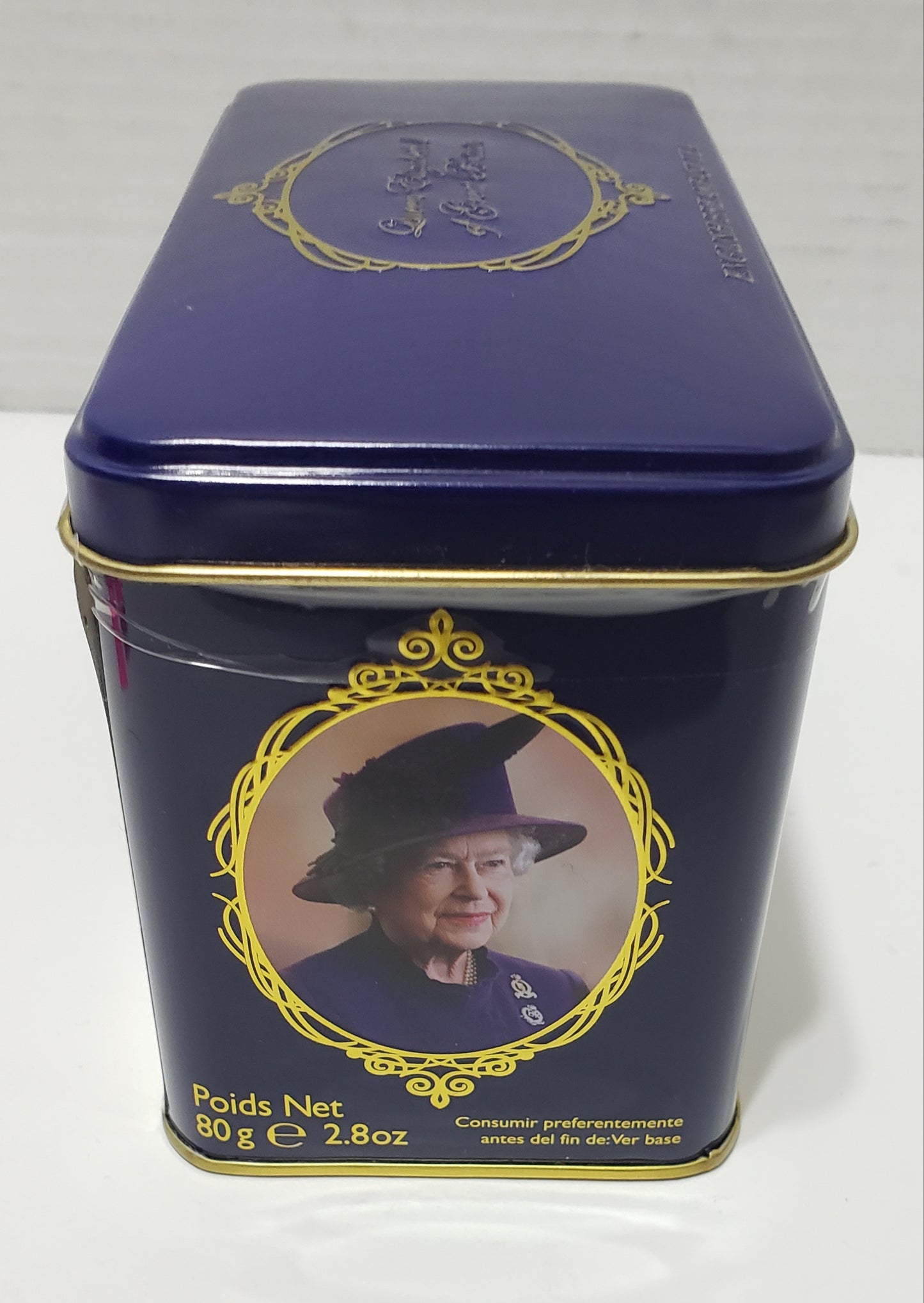 New English Teas Queen Elizabeth II Tea Tin English Breakfast Teabags