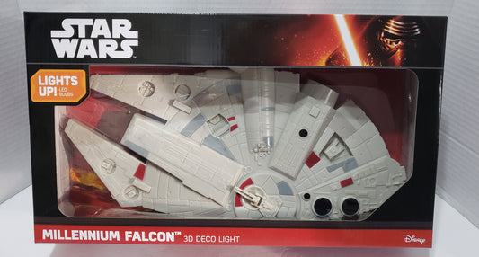Star Wars Millennium Falcon 3D Deco LED Wall Light