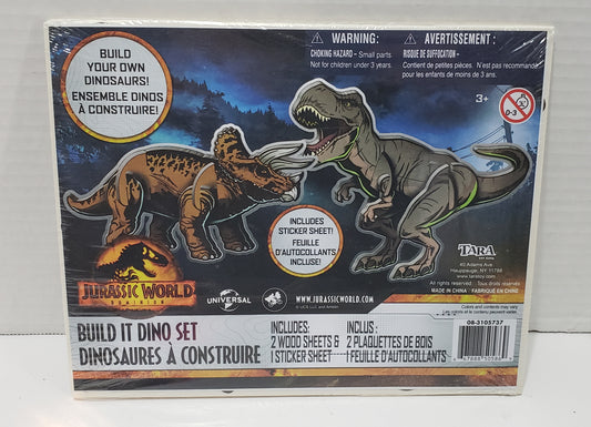 Jurassic Park World Dominion Wood Build It Dino Set