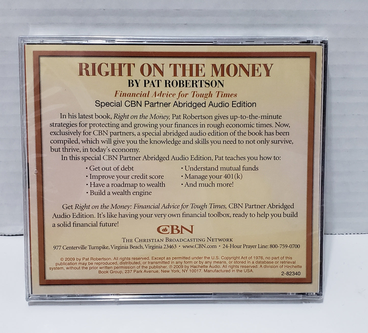 Pat Robertson : Tout est dans le mille - CD audio