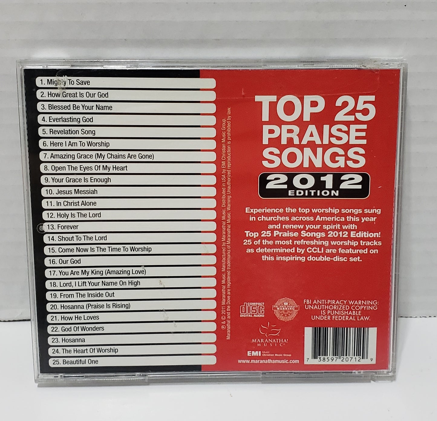 Top 25 Praise Songs, 2012 Edition - CD