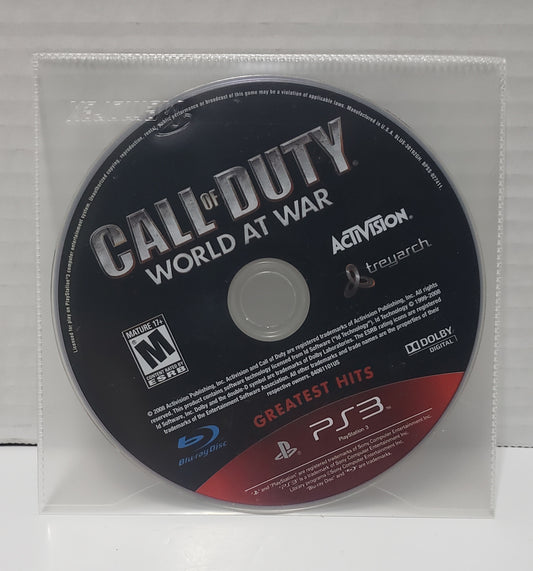 Call Of Duty: World At War - PlayStation 3 - DISC ONLY