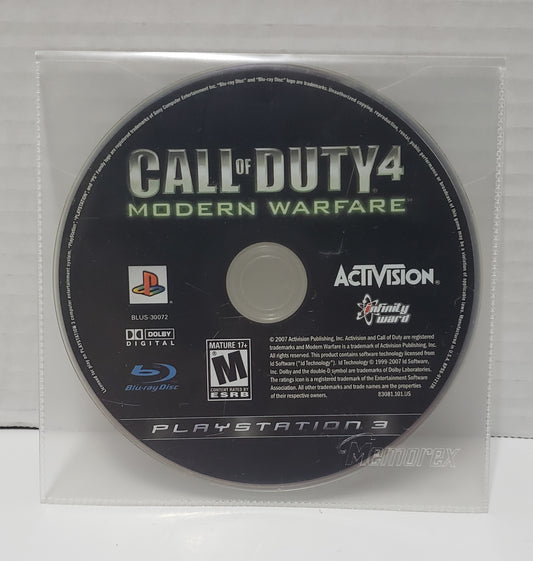 Call Of Duty 4: Modern Warfare - PlayStation 3 - DISC ONLY