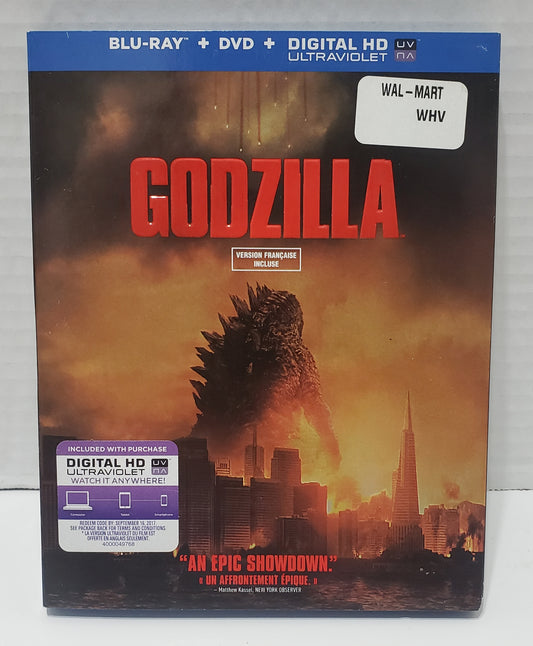 Godzilla, 2-Disc, Slipcover, No Digital, Used