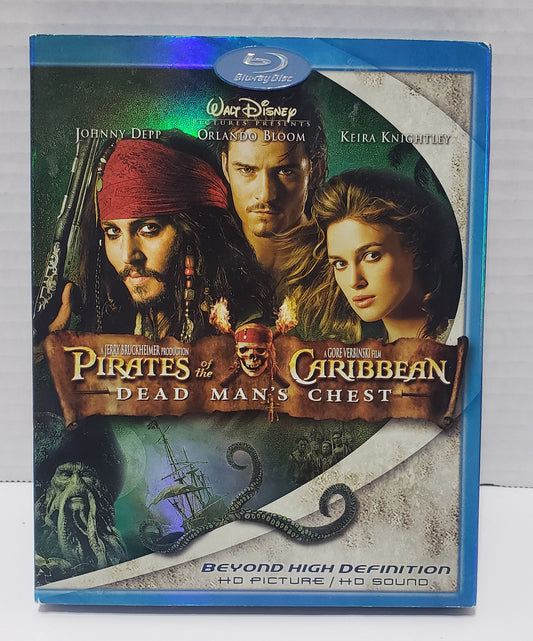 Pirates Of The Caribbean: Dead Man's Chest,2-Disc,Slipcover,Used