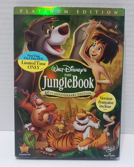 The Jungle Book, 40th Ann. Platinum Edition, Slipcover - DVD
