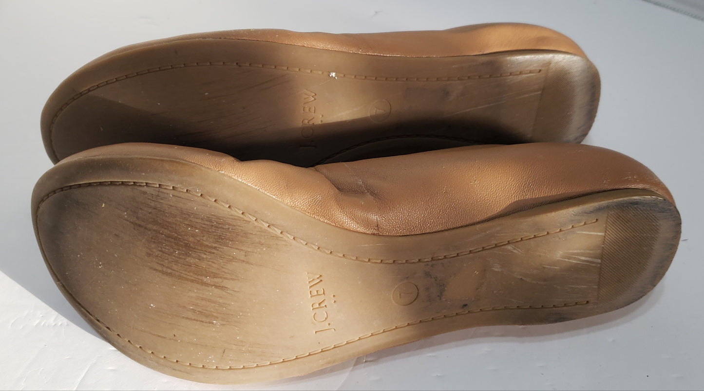 J. Crew Leather Flats - Womens