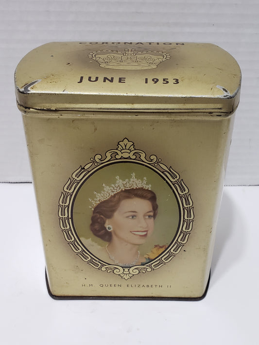 Queen Elizabeth II Coronation Tin
