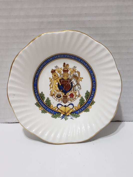 Prince Charles/Princess Diana Royal Wedding Commemorate Plate -  Vintage 1981 - 4.75"