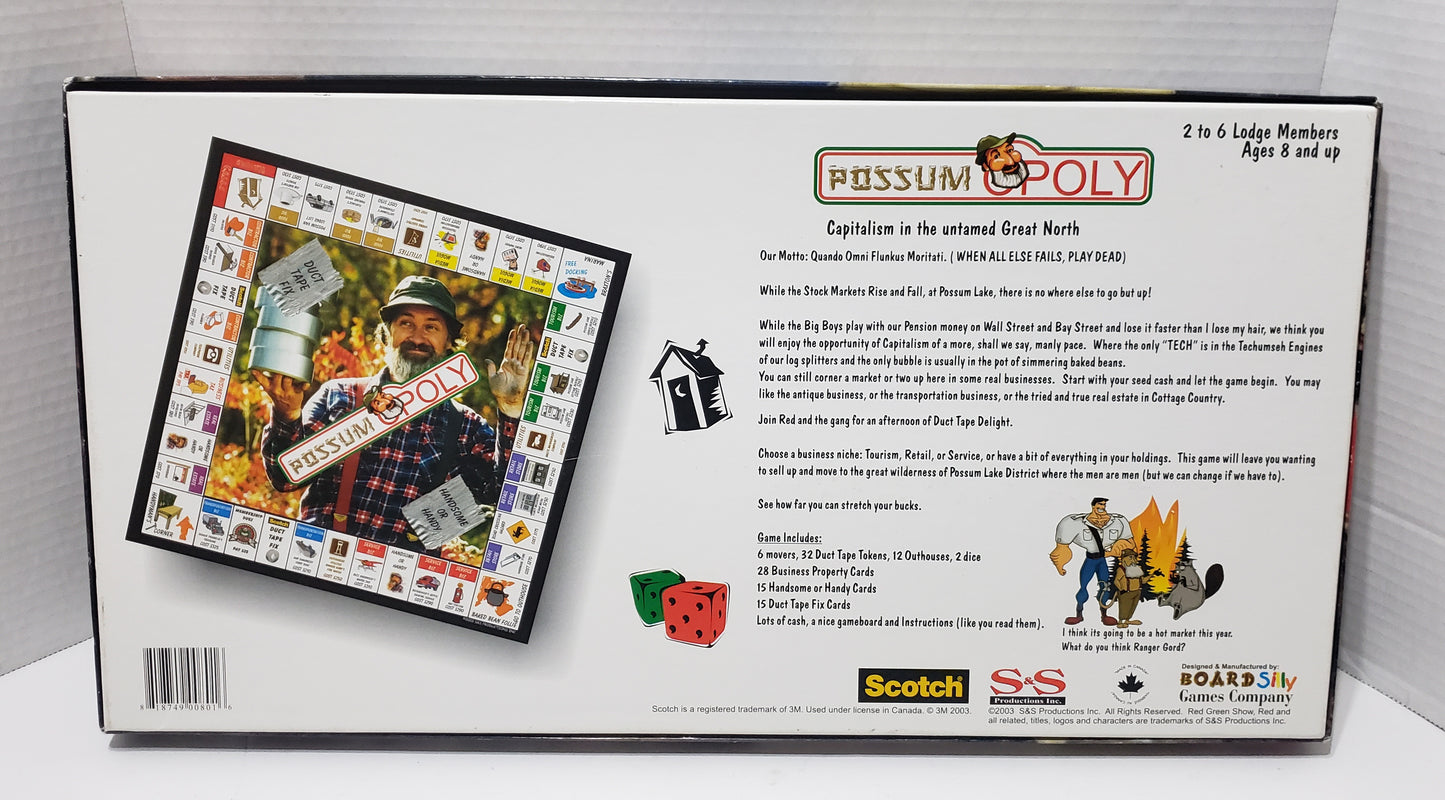 The Red Green Show Possumopoly, Rare, Never Played, New