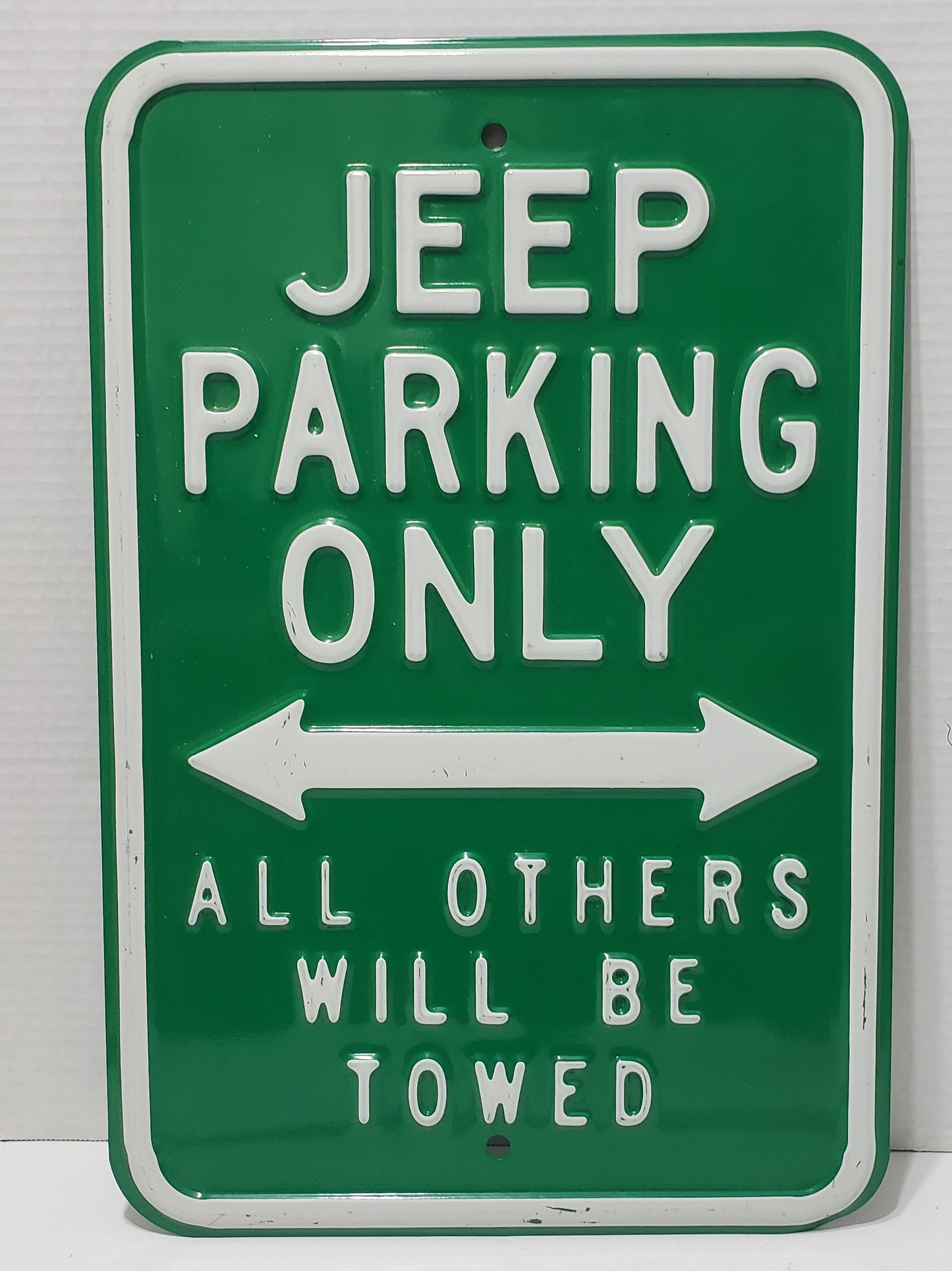 Jeep Parking Only Sign - Metal