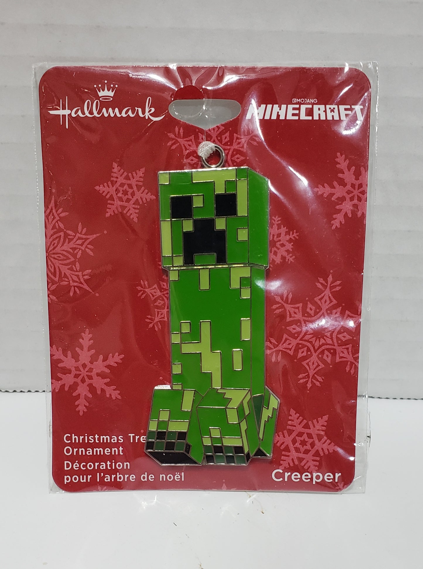 Hallmark Minecraft Creeper Christmas Tree Ornament - Metal