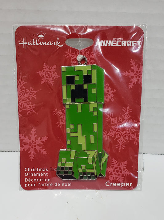 Hallmark Minecraft Creeper Christmas Tree Ornament - Metal