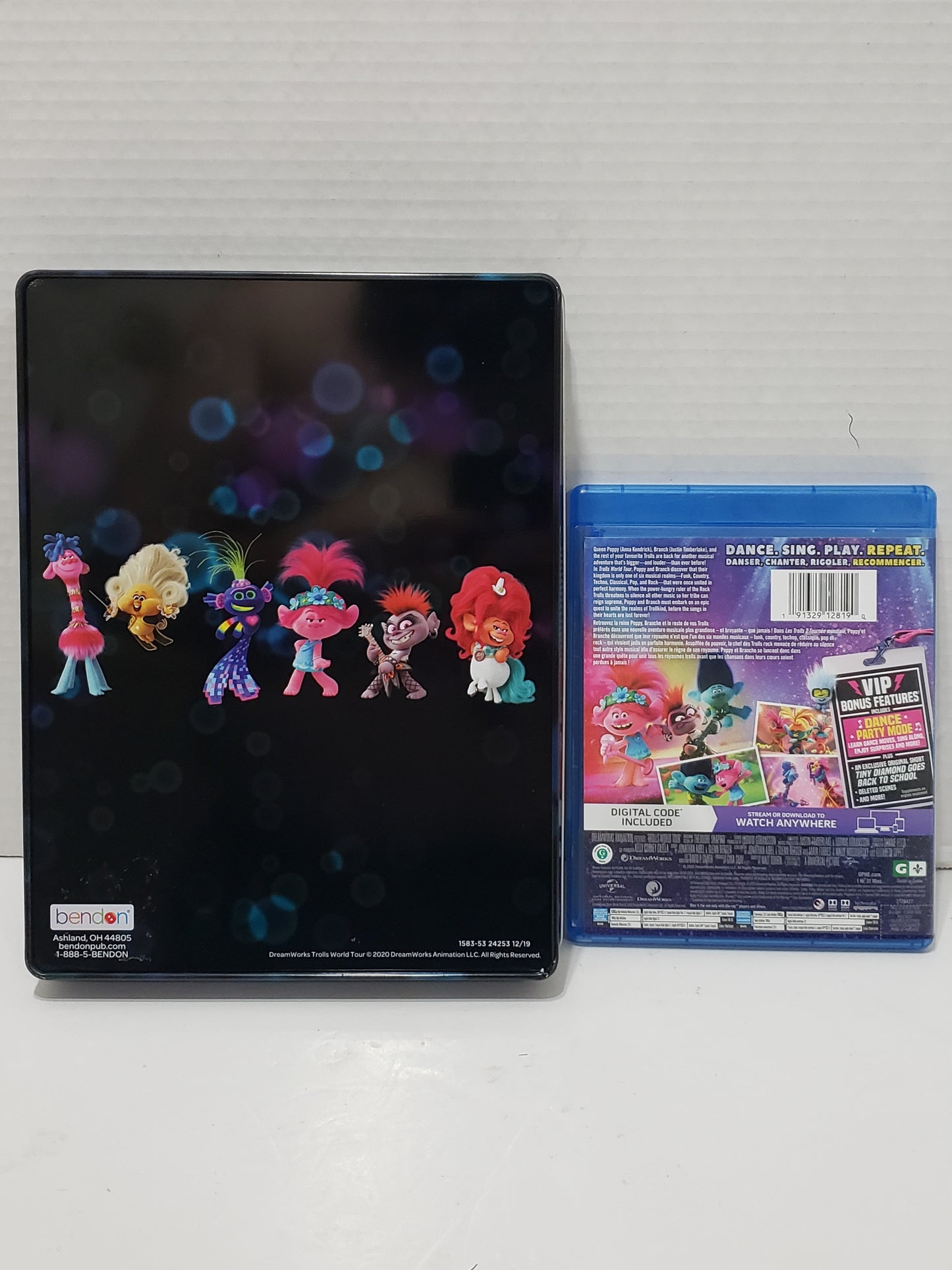 Trolls World Tour Collector Tin with Trolls Blu-ray/DVD