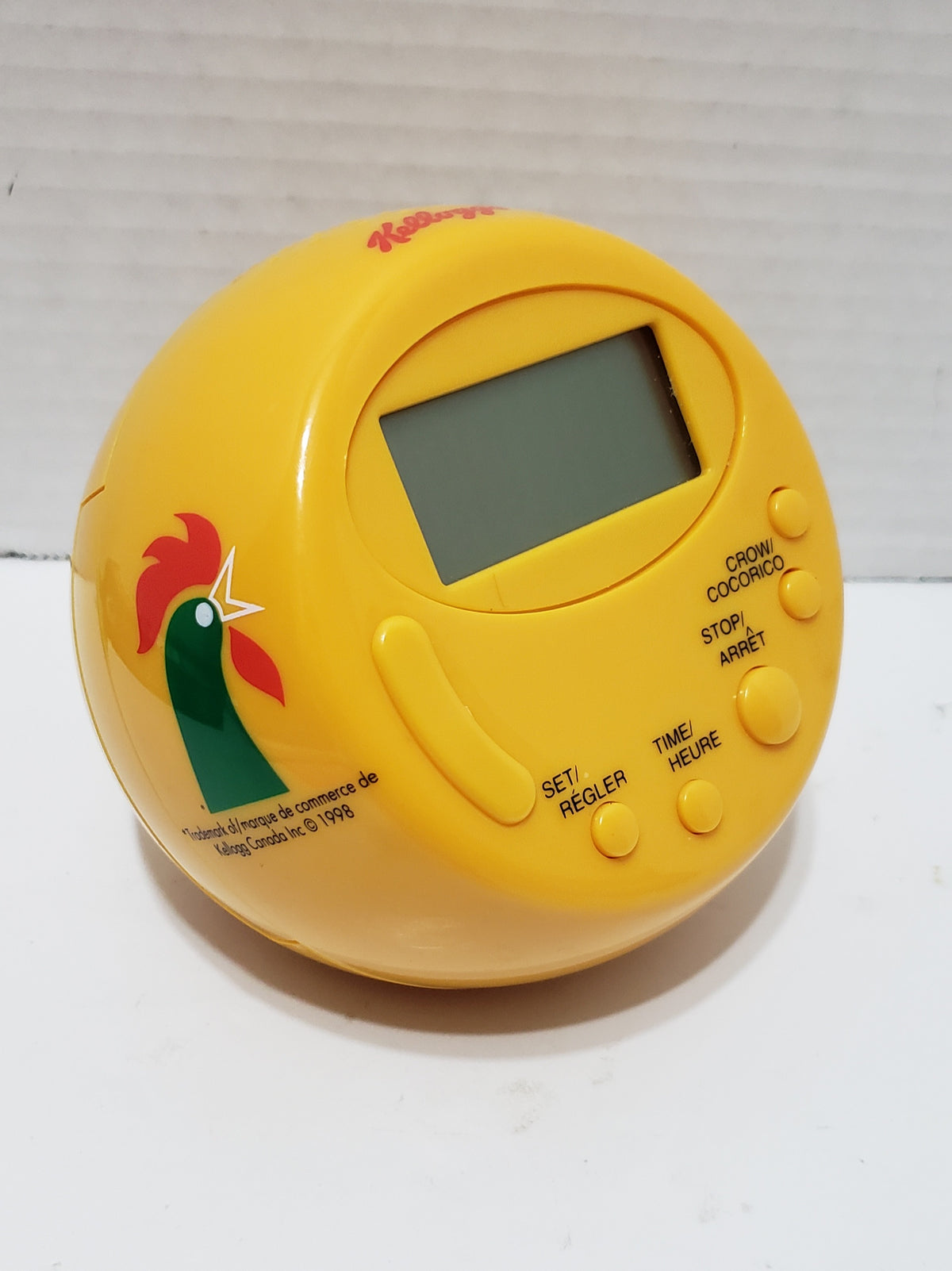 Crunch Clock Kellogg's Honey Crunch Corn Flakes Alarm Clock, 1998, Used – Heinrichs Co.
