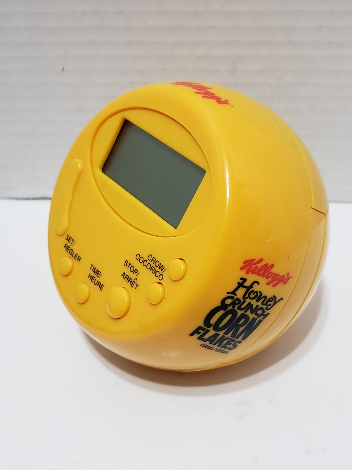 Crunch Clock Kellogg's Honey Crunch Corn Flakes Alarm Clock, 1998, Used – Heinrichs Co.