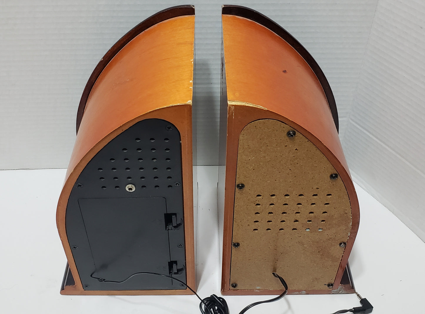 Philco Cathedral Radio Wood Bookends - RARE