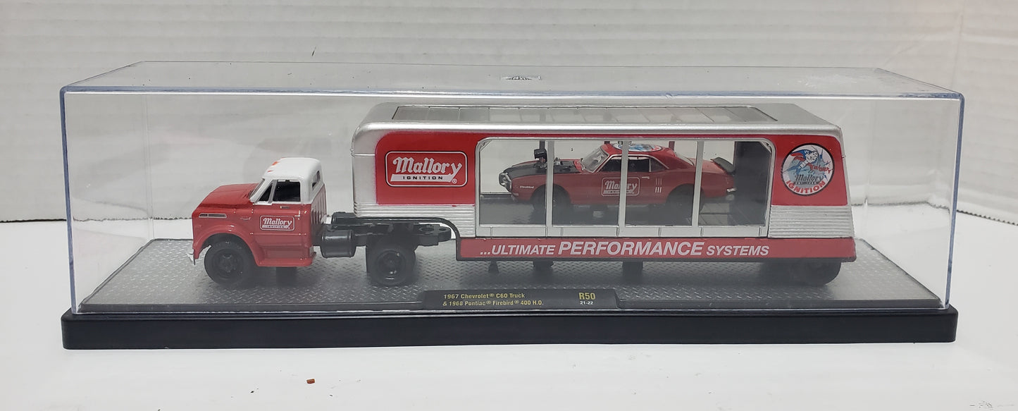 M2 Di-Cast Mallory 1967 Chevrolet C60 Truck & 1968 Firebird Models