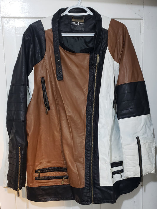 mblm Leather Motorcycle Jacket - Women Size 4