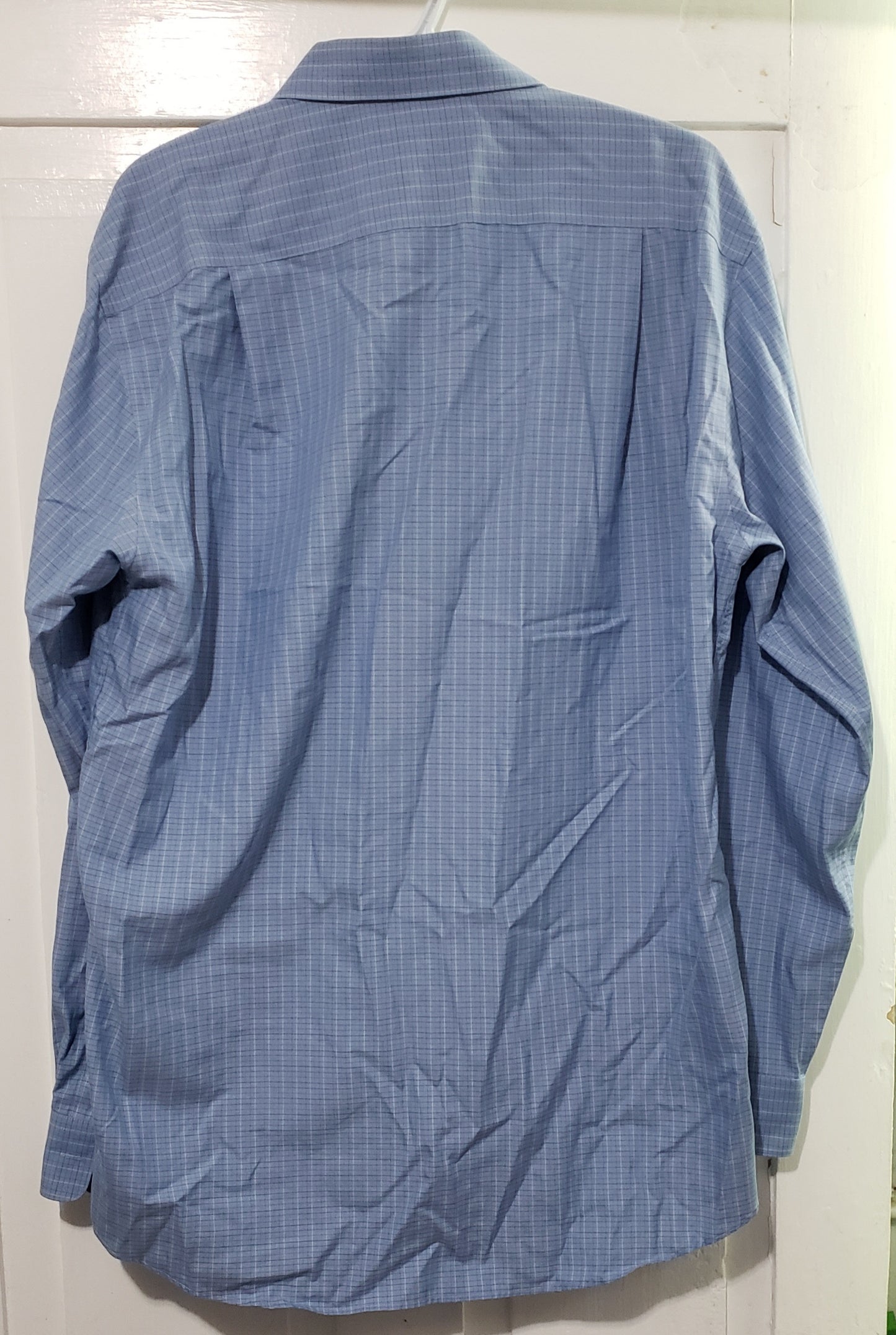 Kenneth Kole Awearness Dress Shirt, Mens, Blue, Slim, Used