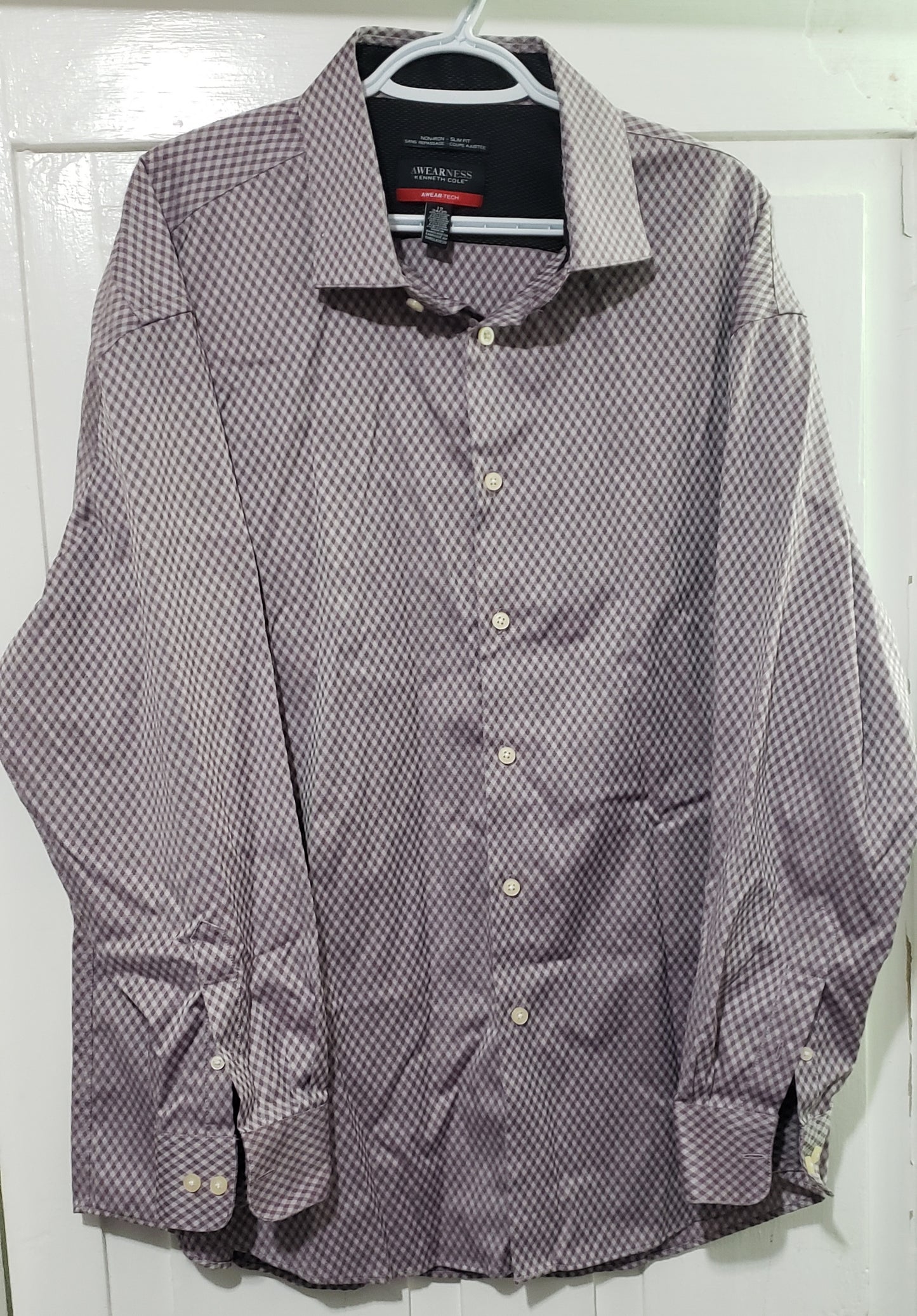 Kenneth Kole Awearness Dress Shirt - Men 19-34/35