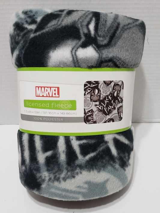 Marvel Black Panther Licensed Fleece Blanket
