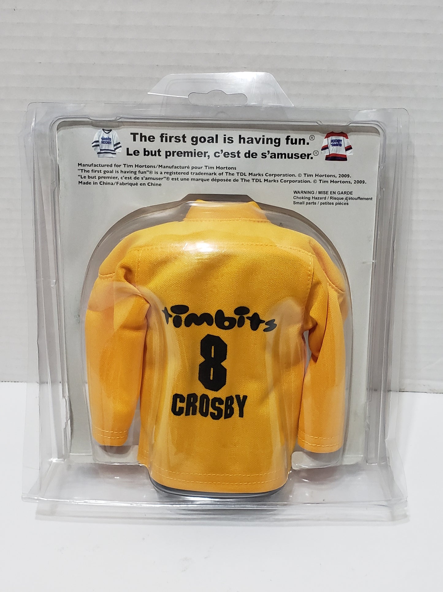 Tim Hortons Sidney Crosby Mini Jersey Coin Bank - 2009