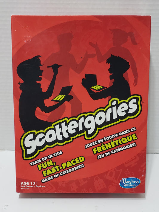Scattergories Categories Game - 2013