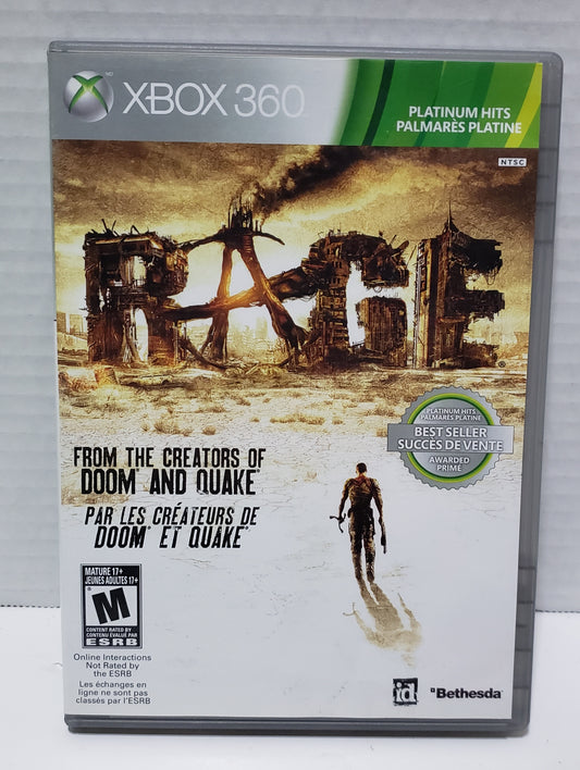 Rage, Platinum Hits - XBOX 360