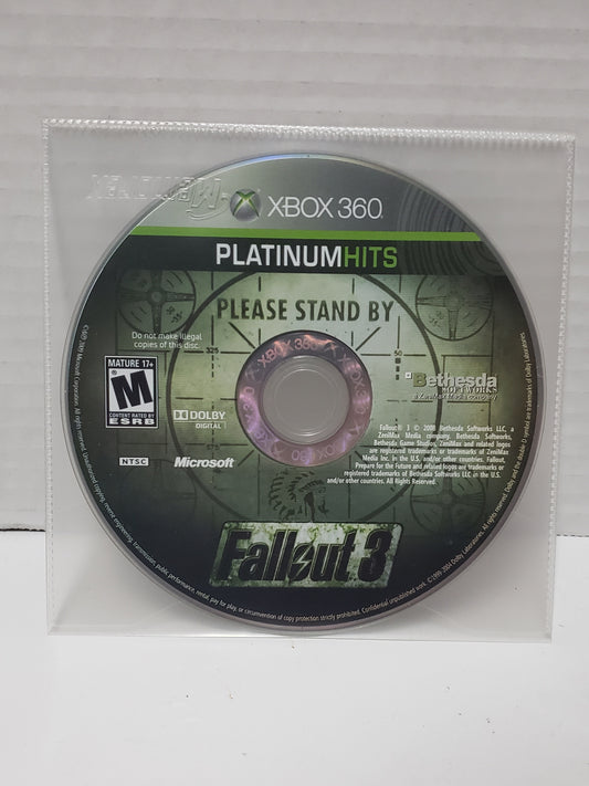 Fallout 3, Platinum Hits - DISC ONLY - XBOX 360