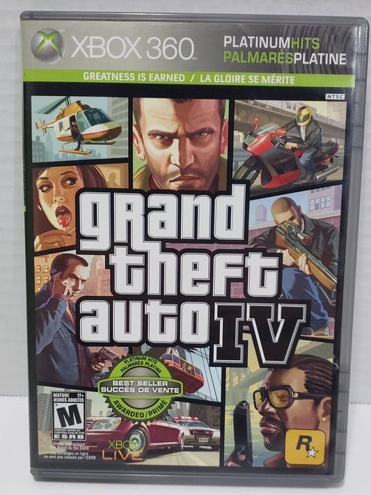 Grand Theft Auto IV, Platinum Hits - XBOX 360