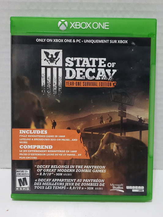 State Of Decay, édition survie de la première année - XBOX ONE