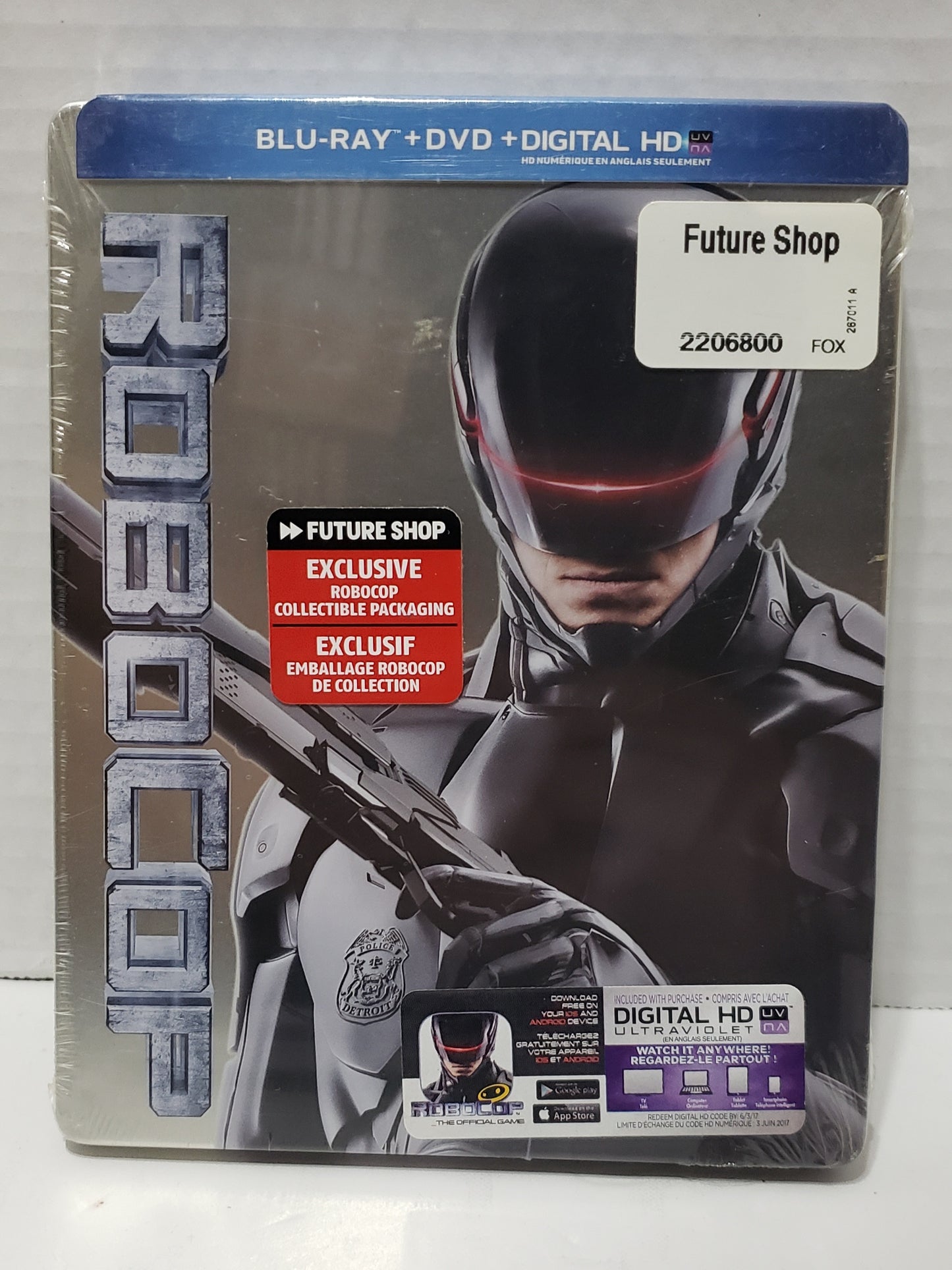 RoboCop, Future Shop Exclusive, Steelbook - Blu-ray