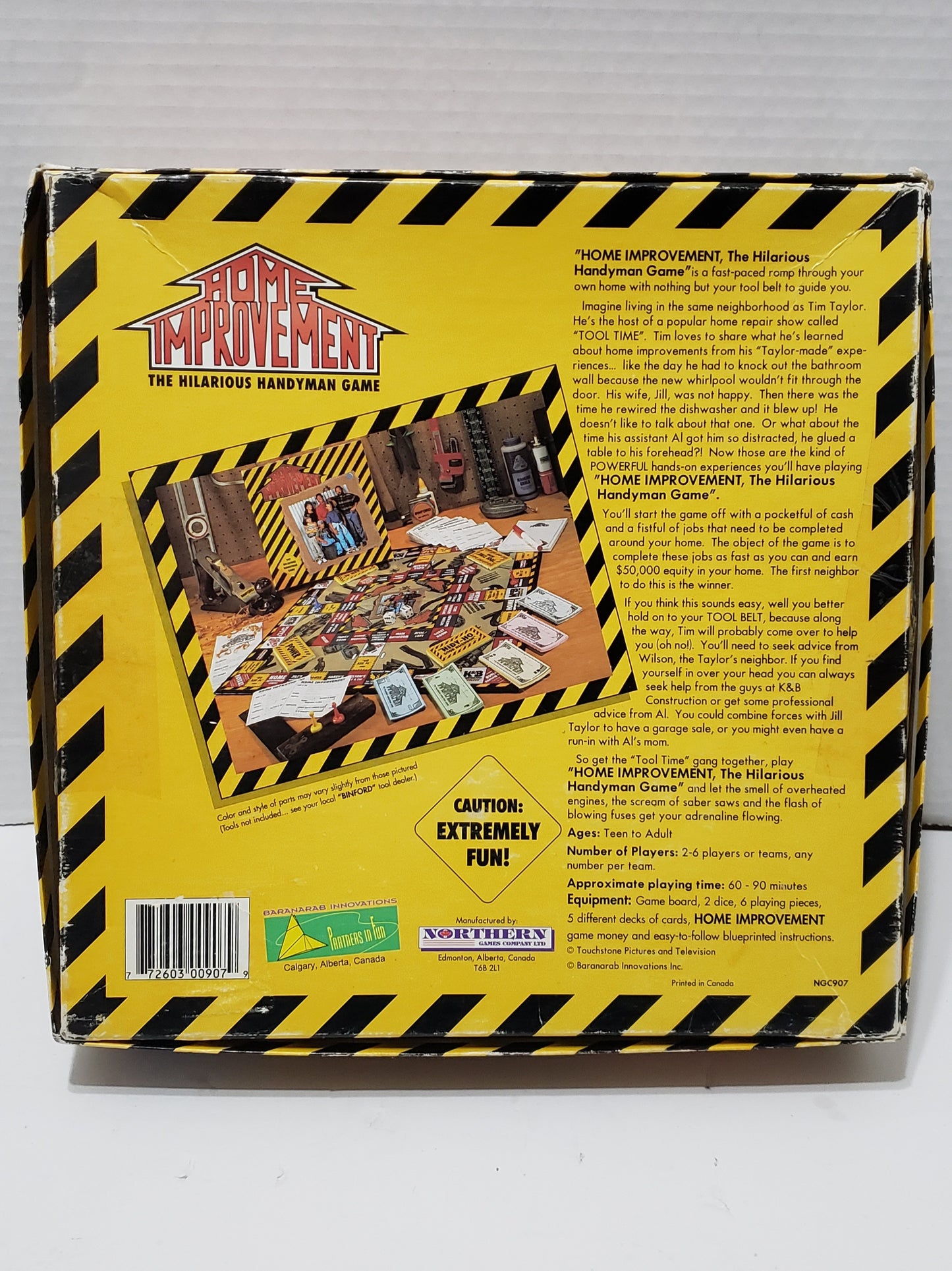 Home Improvement Board Game - Vintage 1995