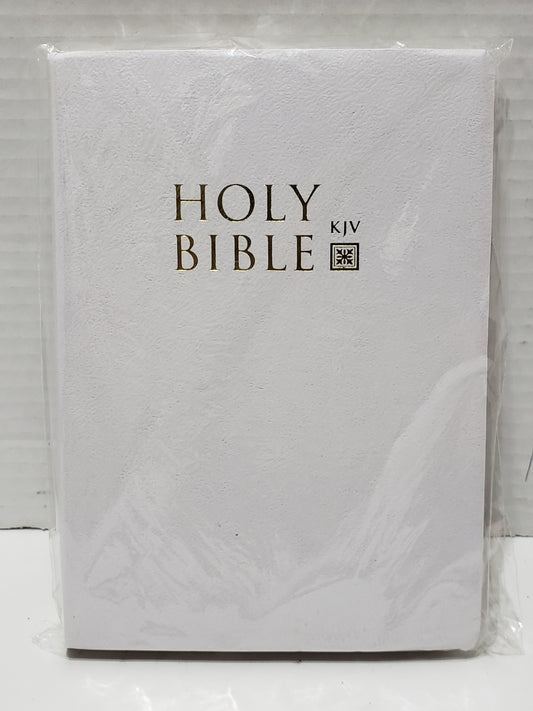 Holy Bible KJV - Paperback - White