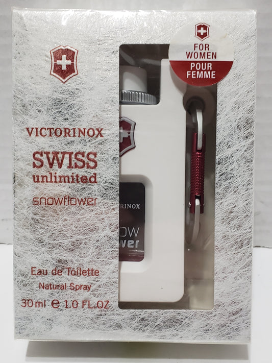 Eau de toilette en vaporisateur Victorinox Swiss Unlimited - Fleur de neige - 30 ml