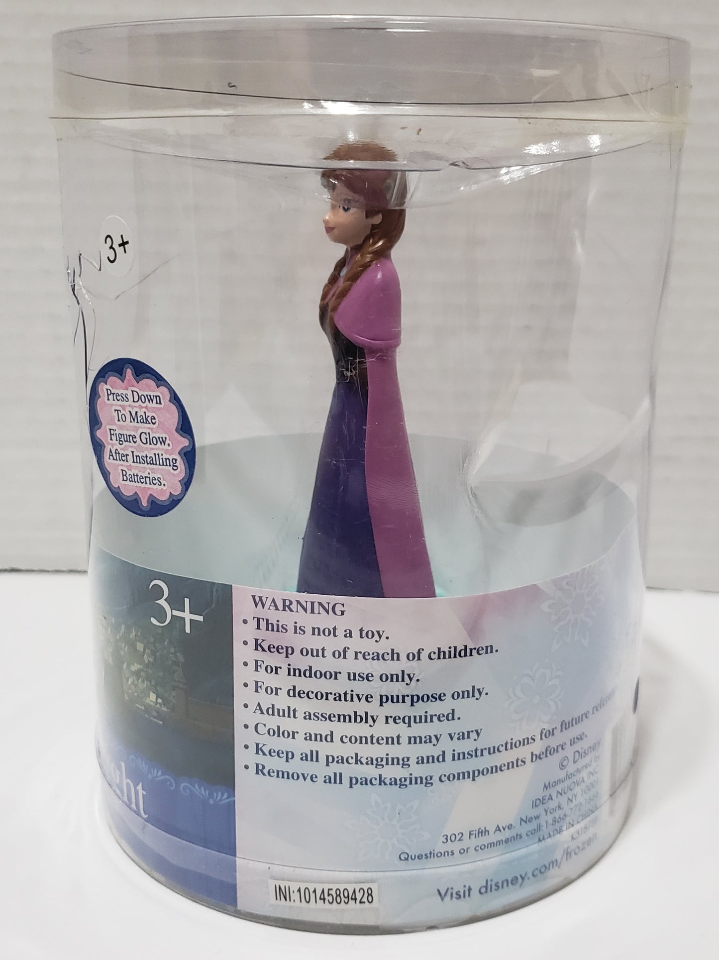 Disney Frozen Table Top Push Light - ANNA